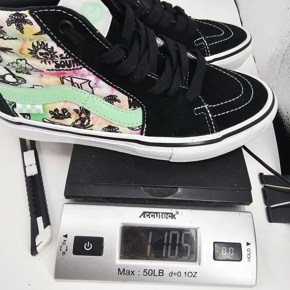 Vans Skate Sk8-Hi Shroom Doom Black Green Skate Sneaker Men's 5 fits Women's 7 - Picture 10 of 10